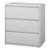 Lateral File Cabinet w/ Three Drawers (36" W) - Gray