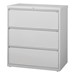 Lateral File Cabinet w/ Three Drawers (36" W) - Gray