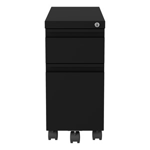 Two Drawer Mobile Zip Pedestal Cabinet