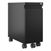 Hidden Two Drawer Mobile Zip Pedestal Cabinet