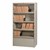 Lateral File Cabinet w/ Four Roll-Out Shelves (36" W) - Putty