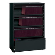 Lateral File Cabinet w/ Three Roll-Out Shelves