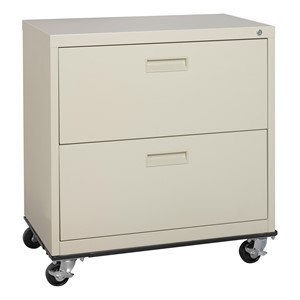 Adjustable Lateral File & Cabinet Caddy - Black