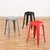 Metal Stack Stool - 24" H