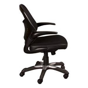Mesh Back Office Chair w/ Flip-Up Arms