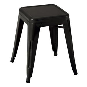 Metal Stack Stool - 18" H - Black