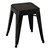Metal Stack Stool - 18" H - Black