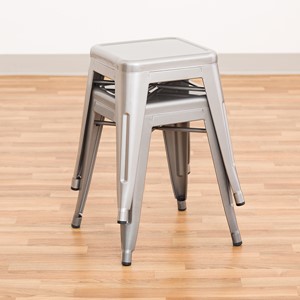 Metal Stack Stool - 18" H - Stacked