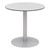 Alfresco Bistro Indoor/Outdoor Round Pedestal Café Table - Fashion Gray/Silver Frame