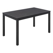 Alfresco Bistro Indoor/Outdoor Rectangle Pedestal Café Table