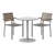 Alfresco Bistro Indoor/Outdoor Round Pedestal Café Table