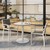 Alfresco Bistro Indoor/Outdoor Round Pedestal Café Table
