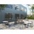 Alfresco Bistro Indoor/Outdoor Bench, Café Chair & Rectangle Table - Five Piece Set
