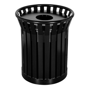 Madison Series Outdoor Trash Can w/ Lid & Liner