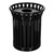 Madison Series Outdoor Trash Can w/ Lid & Liner