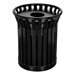 Madison Series Outdoor Trash Can w/ Lid & Liner