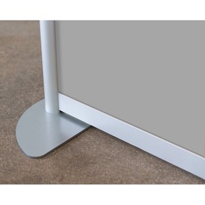 Modern Privacy Panel w/ Fractal Pattern Infill Panels (4' 4" W x 4' 5" H) - Stationary Base