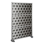Modern Privacy Panel w/ Kaleidoscope Top Pattern Infill Panels