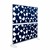 Modern Privacy Panel with Fractal Pattern Infill Panels (4' 4" W x 4' 5" H) - Midnight