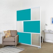 Modern Privacy Panel w/ Colored & Translucent Infill Panels