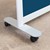 Modern Privacy Panel w/ Colored & Translucent Infill Panels (4' 4" W x 6' 6" H) - Mobile Base