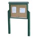 Single-Sided Recycled Plastic Outdoor Message Board