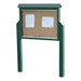 Single-Sided Recycled Plastic Outdoor Message Board