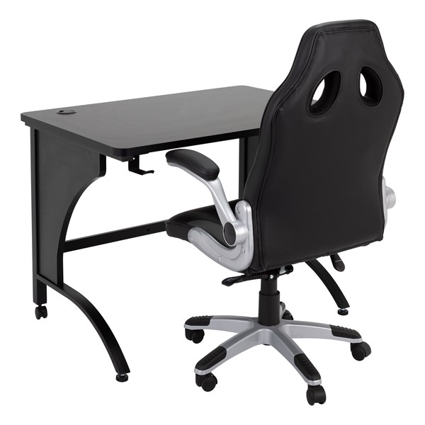 SkyLab Gaming Chair with Flip Up Arms & SkyLab Gaming Desk