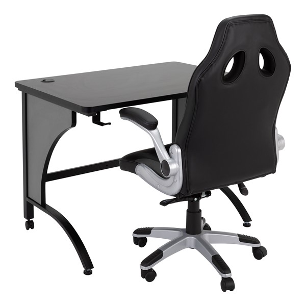 SkyLab Gaming Chair with Flip Up Arms & SkyLab Gaming Desk