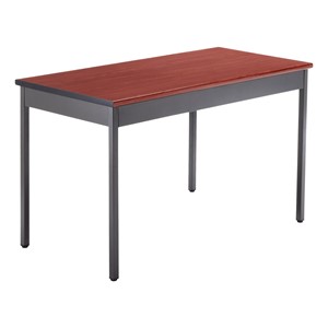 Heavy-Duty Utility Table w/ Scratch-Resistant Paint - Cherry
