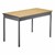 Heavy-Duty Utility Table w/ Scratch-Resistant Paint (24" W x 48" L) - Oak