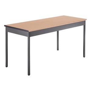 Heavy-Duty Utility Table w/ Scratch-Resistant Paint (24" W x 60" L) - Maple