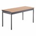 Heavy-Duty Utility Table w/ Scratch-Resistant Paint (24" W x 60" L) - Maple