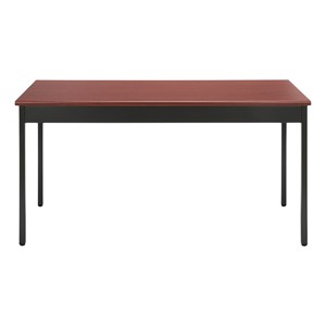 Heavy-Duty Utility Table w/ Scratch-Resistant Paint (24" W x 60" L) - Cherry