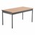 Heavy-Duty Utility Table w/ Scratch-Resistant Paint - Maple