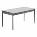 Heavy-Duty Utility Table w/ Scratch-Resistant Paint (24" W x 48" L) - Gray Nebula