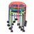 Mobile Assorted Color Plastic Stack Stool w/ Stability Ring