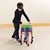 Mobile Assorted Color Plastic Stack Stool w/ Stability Ring - Stacked