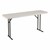 Gray Blow Molded Plastic Folding Training Table (18" W x 60" L)