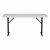 Gray Blow Molded Plastic Folding Training Table (18" W x 60" L)