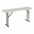 Gray Blow Molded Plastic Folding Training Table (18" W x 60" L)
