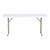 Blow Molded Plastic Folding Training Table (18" W x 60" L) - White