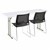 Blow Molded Plastic Folding Training Table (18" W x 60" L) - White