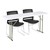 Blow Molded Plastic Folding Training Table (18" W x 60" L)