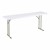 Blow Molded Plastic Folding Training Table (18" W x 72" L)