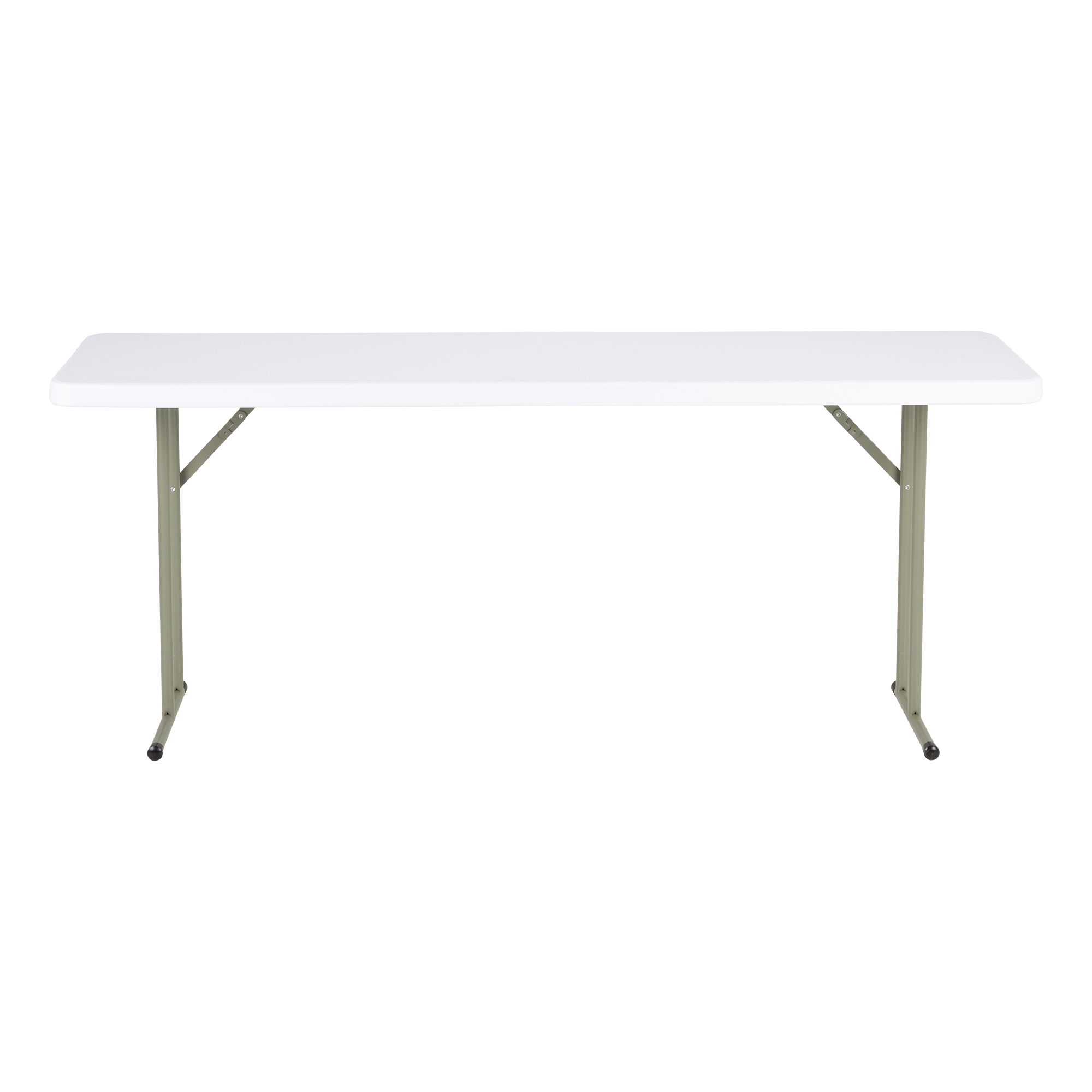 Blow Molded Plastic Folding Training Table (18" W x 72" L)