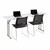 Blow Molded Plastic Folding Training Table (18" W x 72" L)