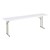 Blow Molded Plastic Folding Training Table (18" W x 96" L)