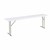 Blow Molded Plastic Folding Training Table (18" W x 96" L) - White