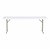 Blow Molded Plastic Folding Training Table (18" W x 96" L) - White